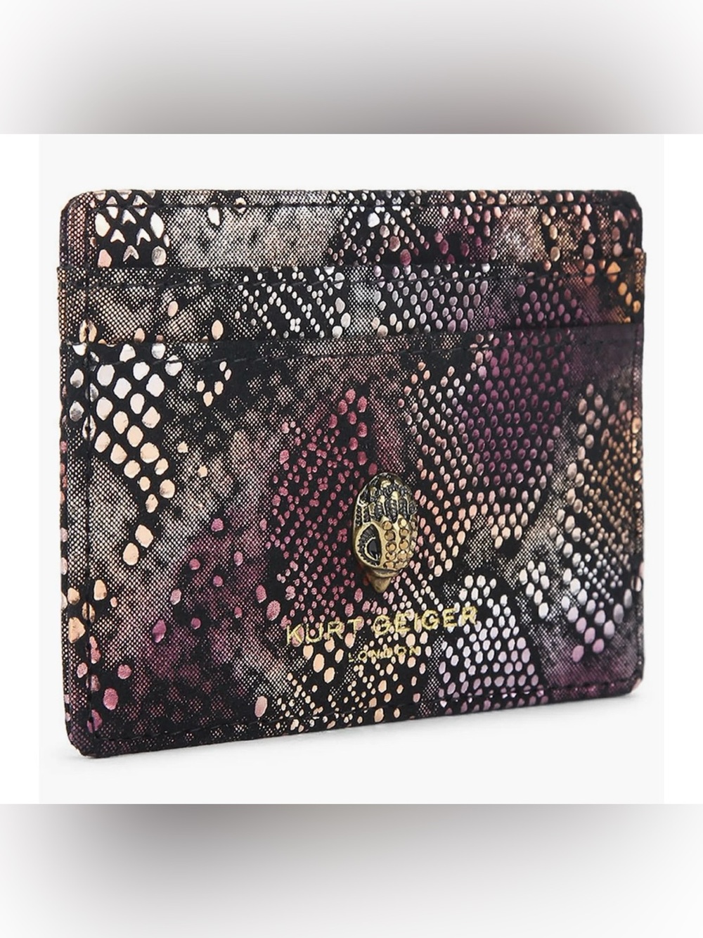 Kurt Geiger Shoreditch Leather Card Case - Picture 2 of 6